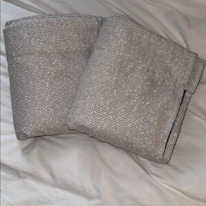 Cool Greige Window Curtains 84” length 2 panel set *other 2 in different listing